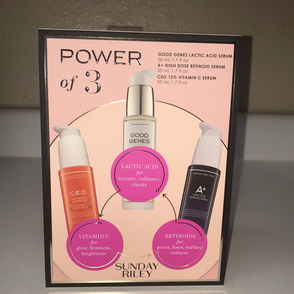 Sunday Riley power of 3 kit